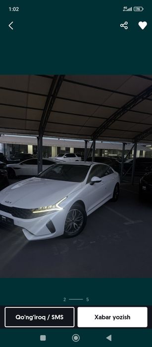 Kia k5 2022 yil.