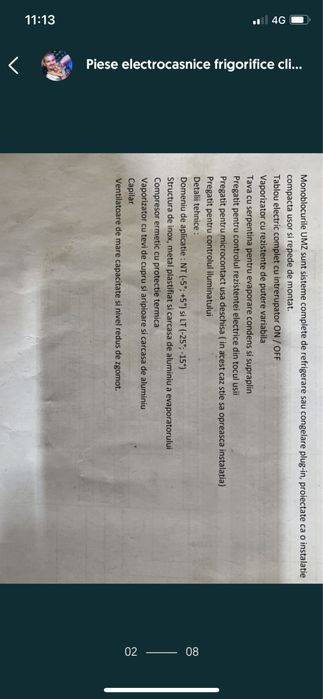 Monobloc agregat vitrina frigorifica frig fara frigotehnist freon nou