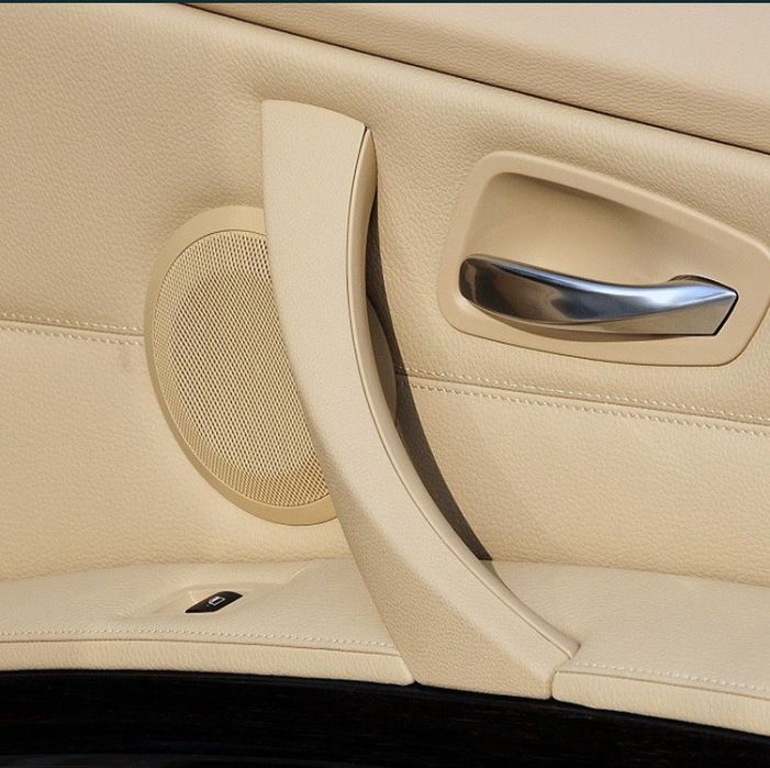 Maner interior dreapta complet crem,negru Bmw seria 3 e90,e91