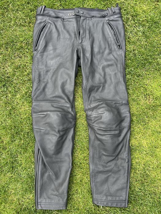 Pantaloni moto piele naturala marimea L