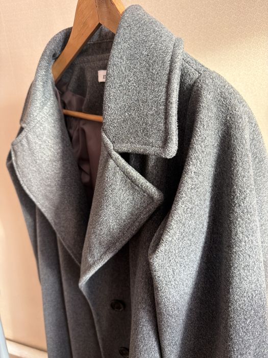 Пальто теплое, длинное