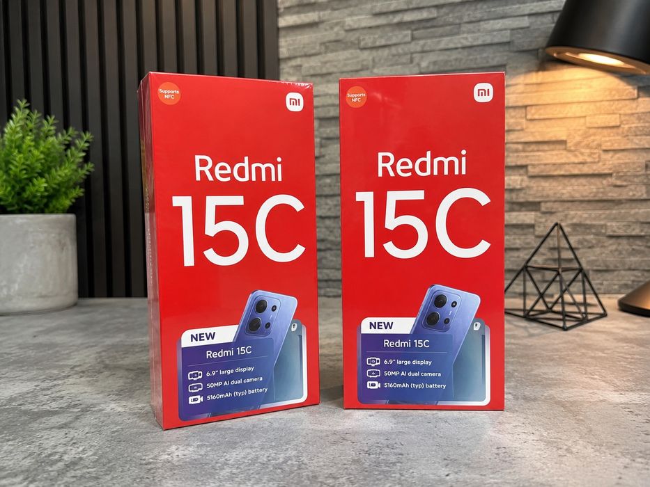 REDMI 15C чисто нови