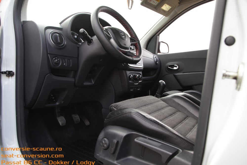 Sistem adaptare scaune de Passat B6 CC pe Lodgy Dokker