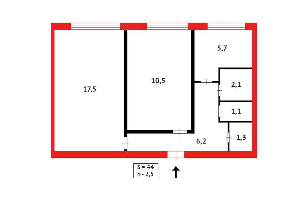 Продам 1 ком кв.1эт.2мкр