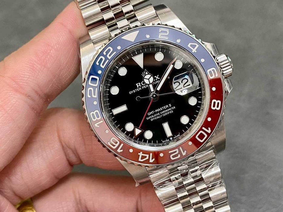rolex gmt-master batman/pepsi