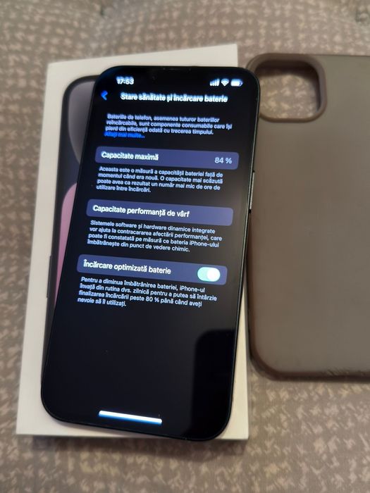 Urgent Vând iPhone 14 128gb 5GBateria de 84%
