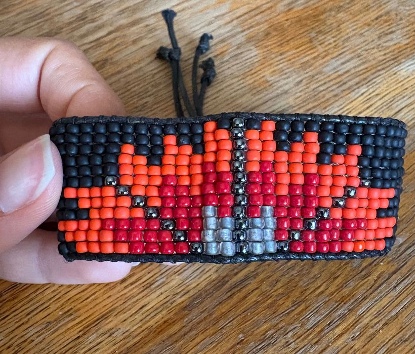 Brățară handmade mărgele afro