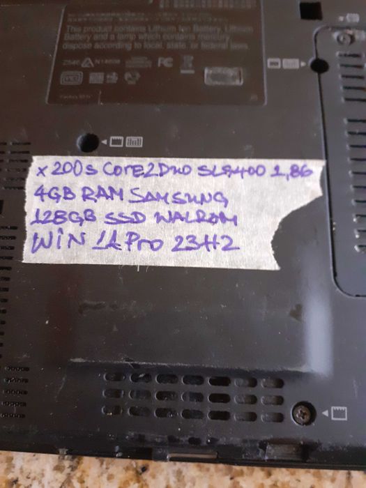 Lenovo Thinkpad x200s