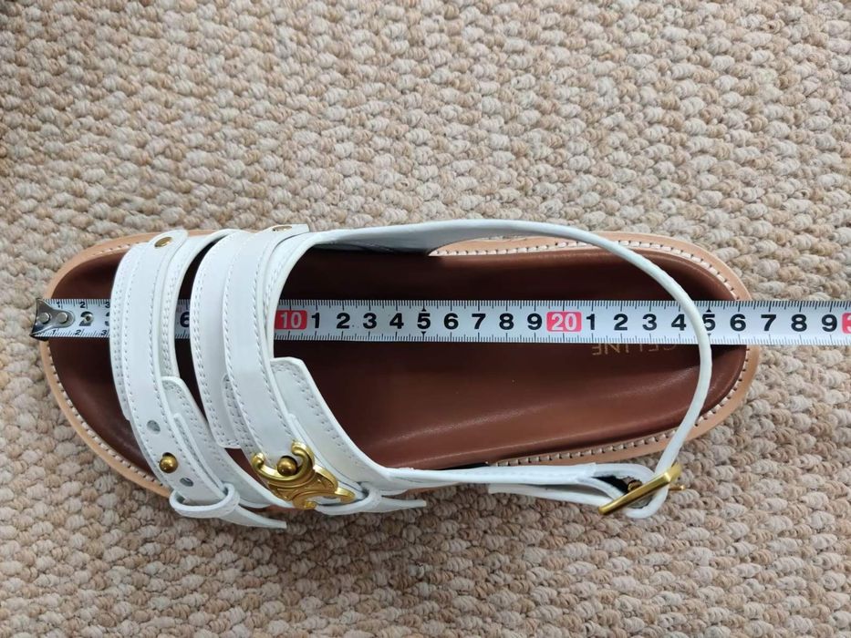 Бели сандали Celine 39/ 40