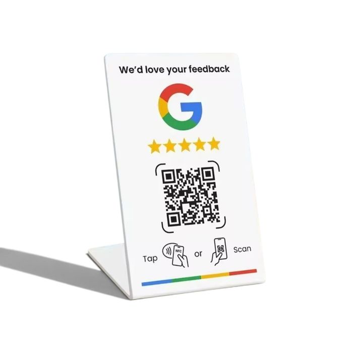 Card NFC + Cod QR pentru Recenzii Google