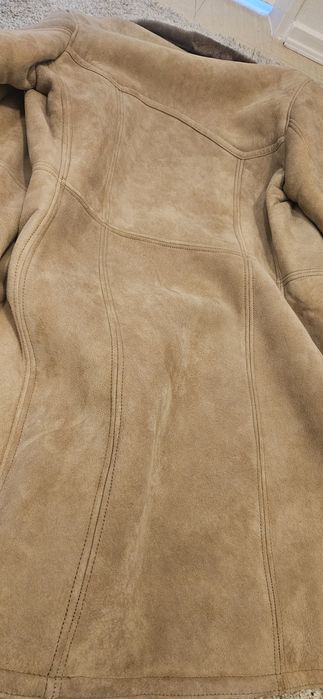 Кожено палто-кожух