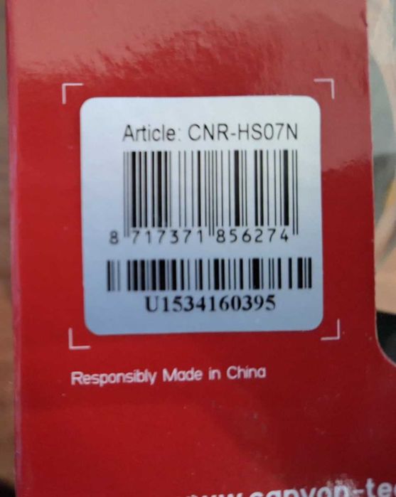 Стерео слушалки с микрофон CANYON, НОВИ!