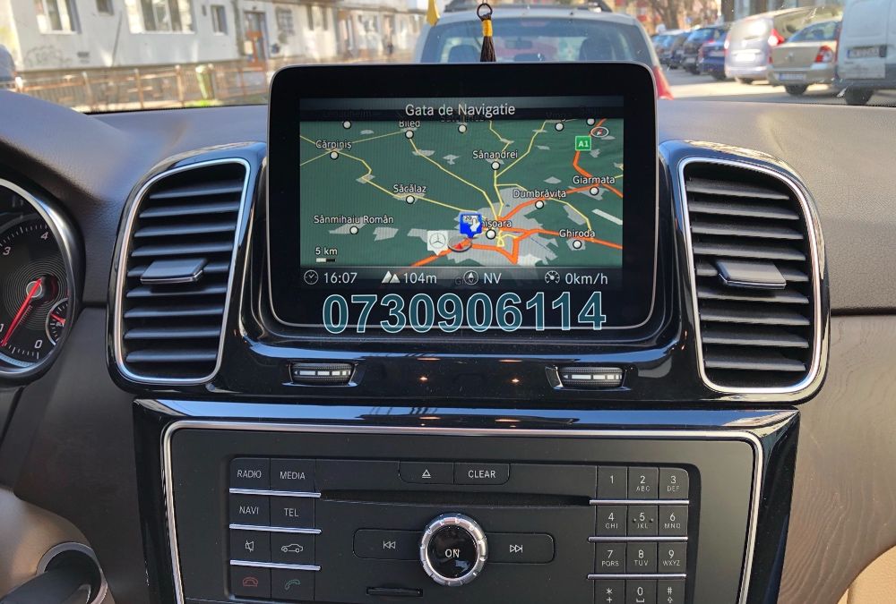 Card SD Original Mercedes C CLS E V GLC GLK GLE ML Garmin Harti Navigatie 2023-2024