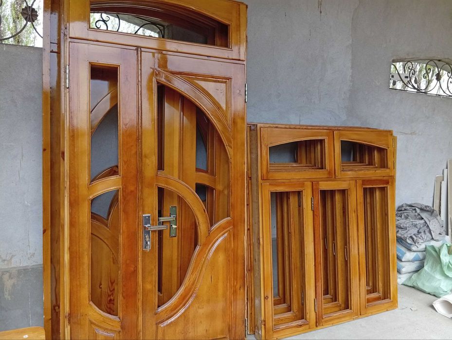 Двер,Рам,Окна из дерева на заказ. Eshik, deraza, romlar zakazga