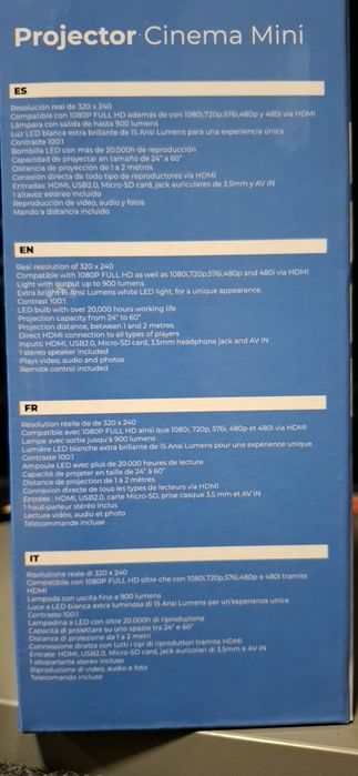 Vând proiector  HD Prixton