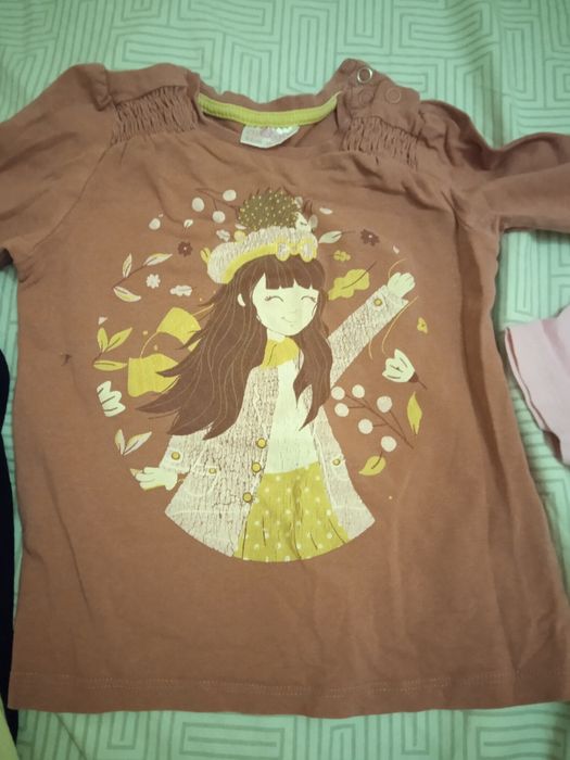 Лот блузи 9-12м с дълъг ръкав