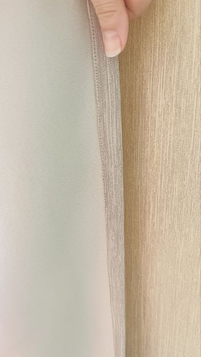 Шторы ночные плотные на ленте готовая