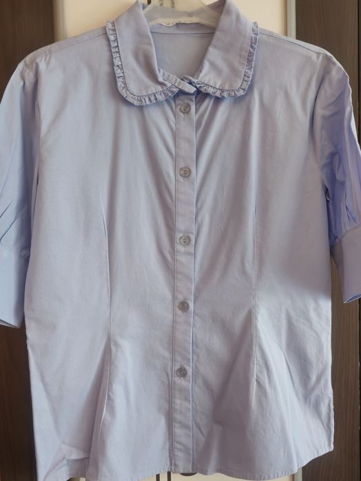 Cămașă scurtă bleu, de fete