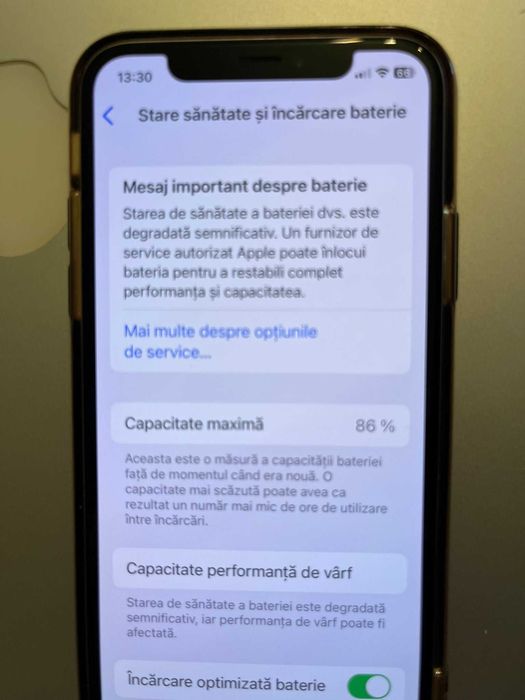 iPhone X 256GB Face ID functional, iOS 16, stare buna