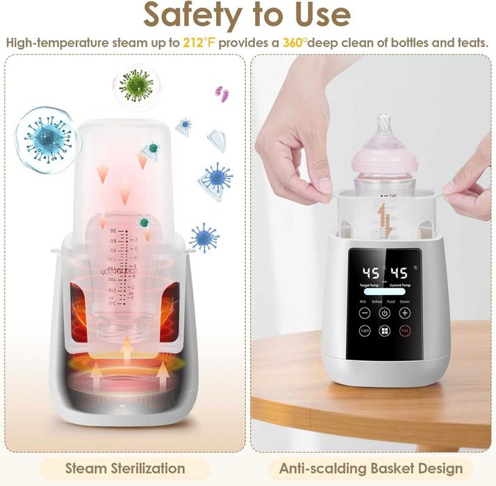 Електрически нагревател, стилизатор за шишета HyAdierTech 6 в 1