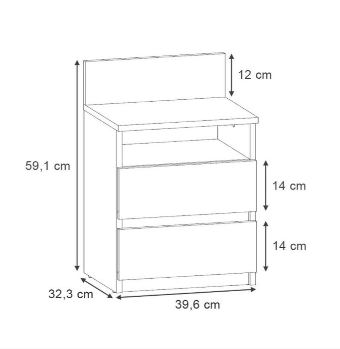 Комплект две нощни шкафчета Vicco 5802
