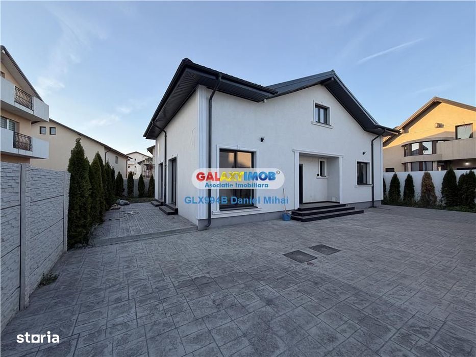 Casa individuala 5 cam-3 bai-Incalzire pardoseala-Strada asfaltata-STB