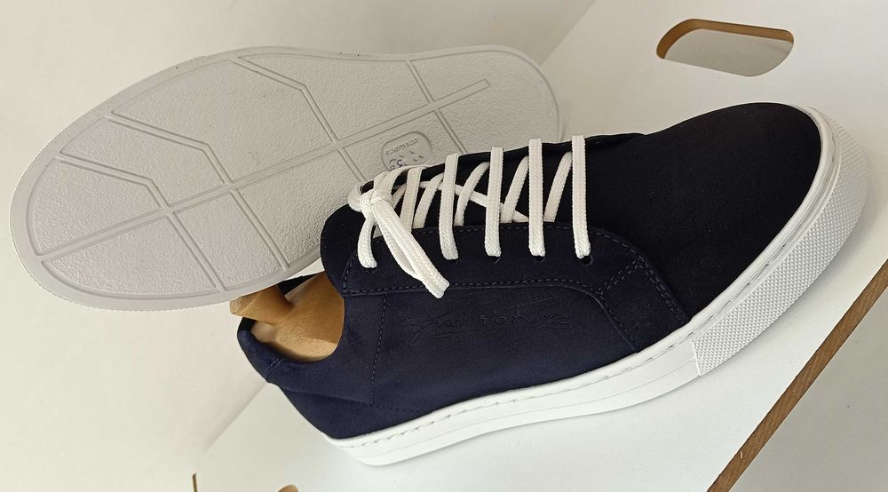 Pantofi sport casual 39.5 40 lucrati manual L. Artigianale NOI piele