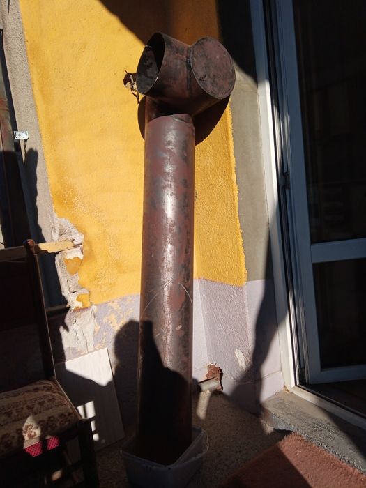 Метална тръба Дебелина на ламарината -2-2.5мм. подх. за коминно тяло