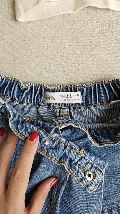 Дънкови пола-панталонки Zara Kids 98 см (2-3 г.)