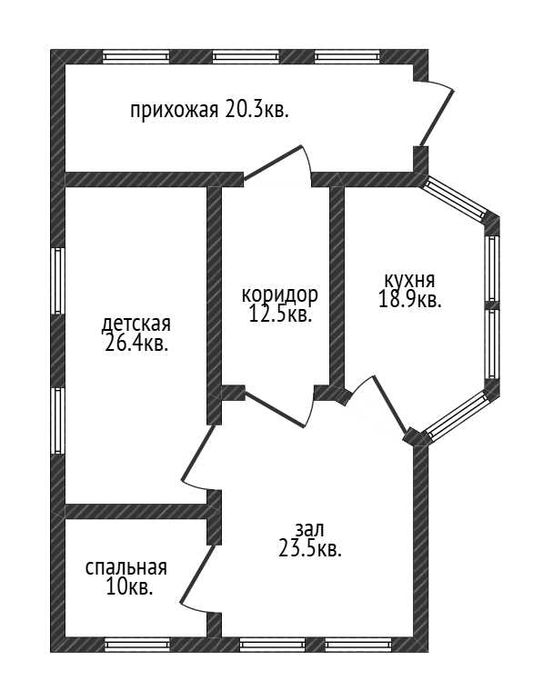 Таунхаус дом 2 этажа · 550 м²  Самал1