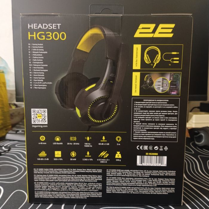 Игровые наушники 2E gaming
