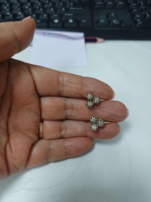 Серьги бриллиантовые