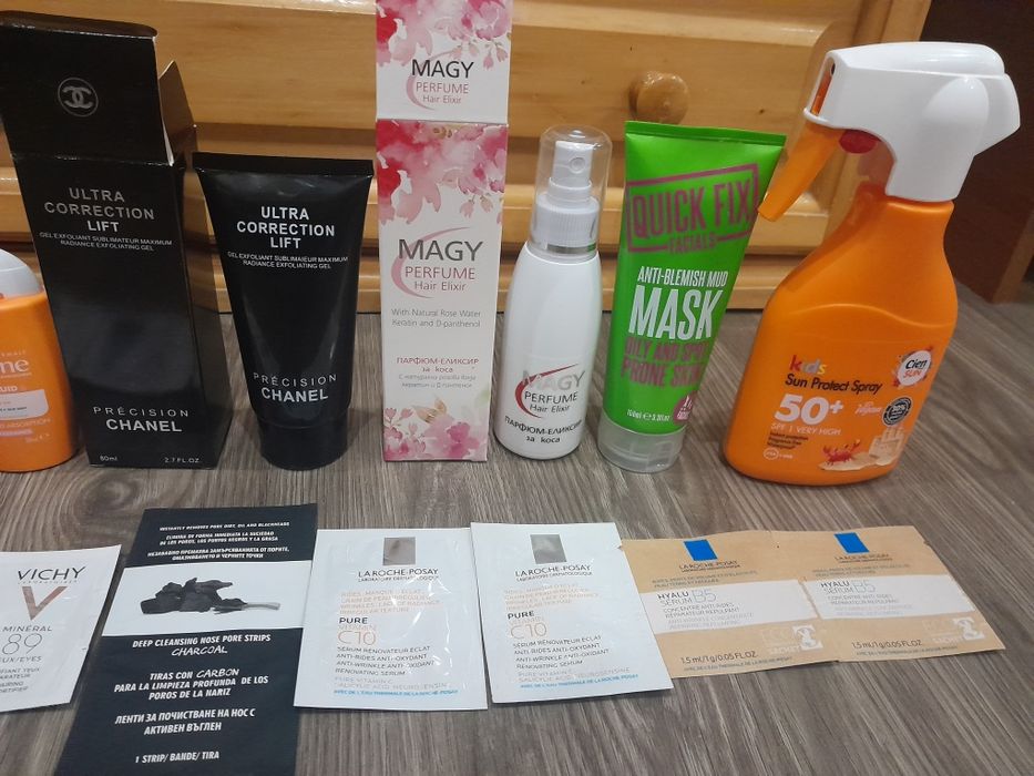 Сет  козметика за коса и лице Lancome,Clarins