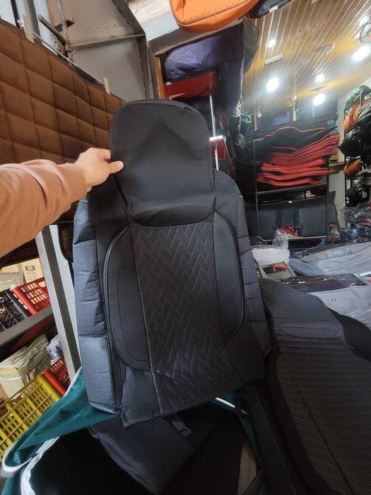 Чехлы для сидений (Foton Miler / JAC M3 -M4, Sunray, JAC T8-T9) chexol