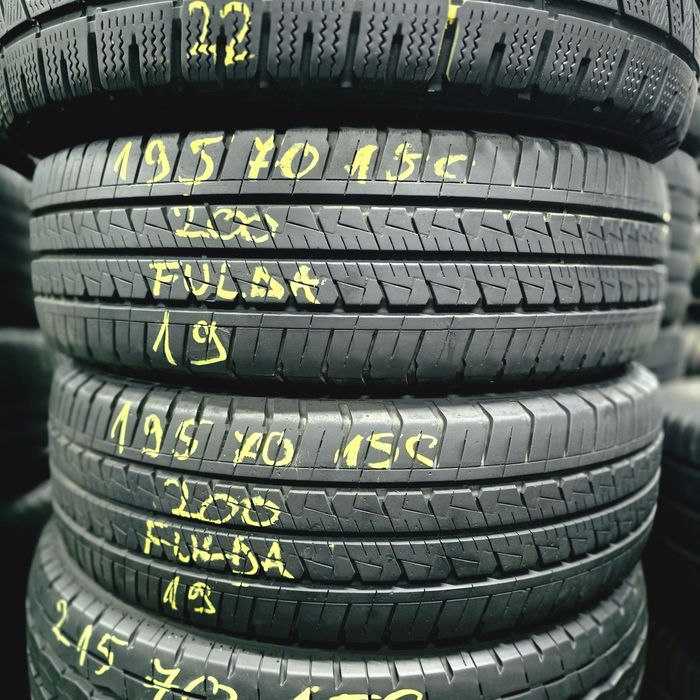 2x 195/70/15C VARA FULDA 2019 Stare excelentă