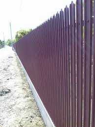 Garduri din panou stil jaluzele, sipca metalica, tabla si alte modele