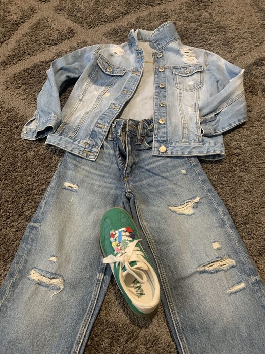 Дънков комплект на Zara детски 116