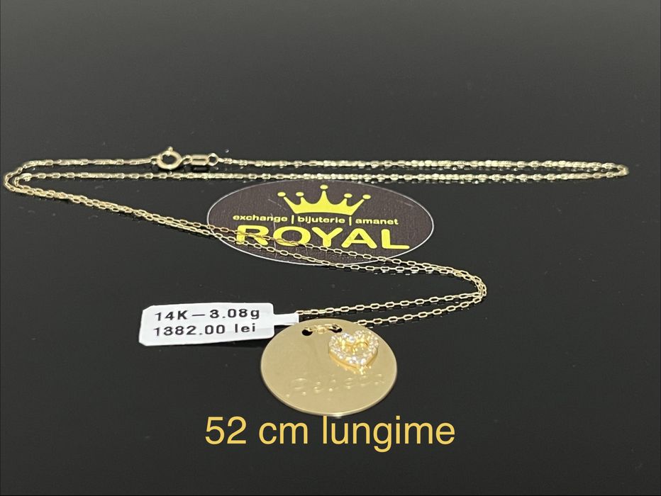 Bijuteria Royal CB : Lant Rebeca aur 14k 585  3,08 gr