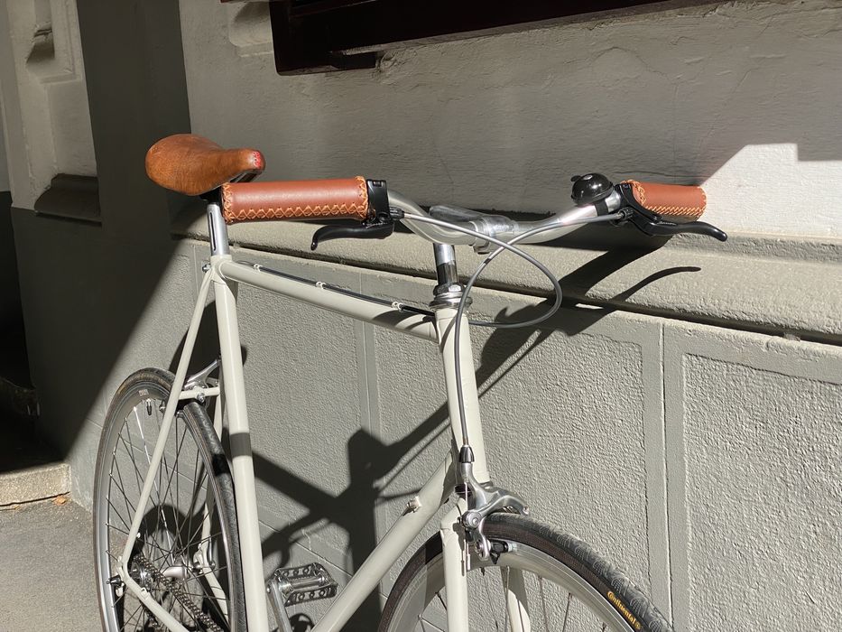 Bicicleta single speed cursiera otel Patria city bike