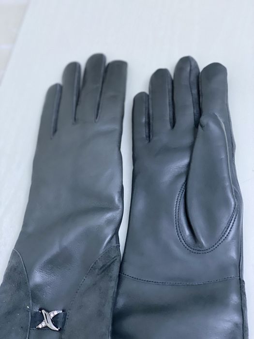 Перчатки кожа