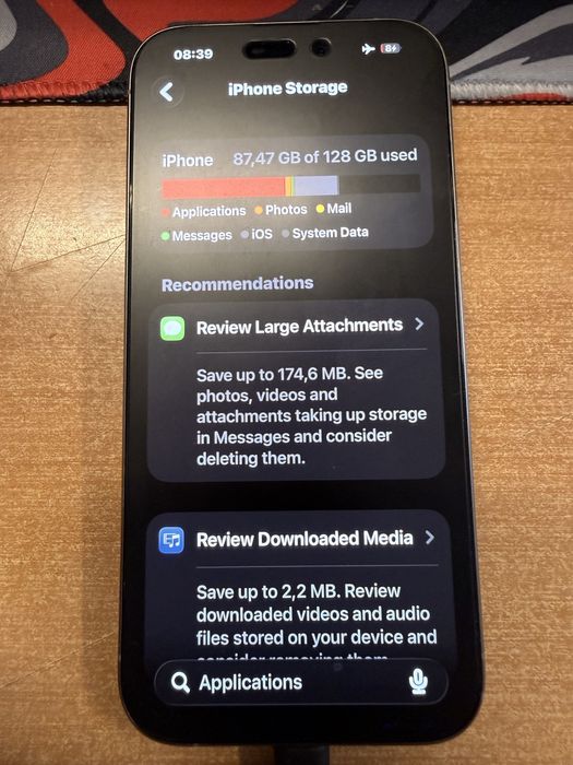 Iphone 15 pro titanium full box