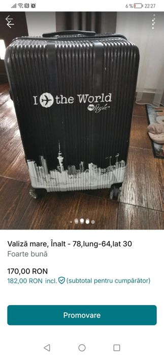 Valize mici, mijlocii, mari , 140 RON una