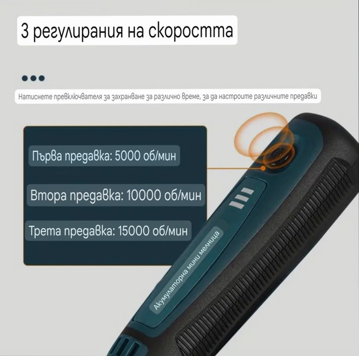 Акумулаторна Шлайф Машинка