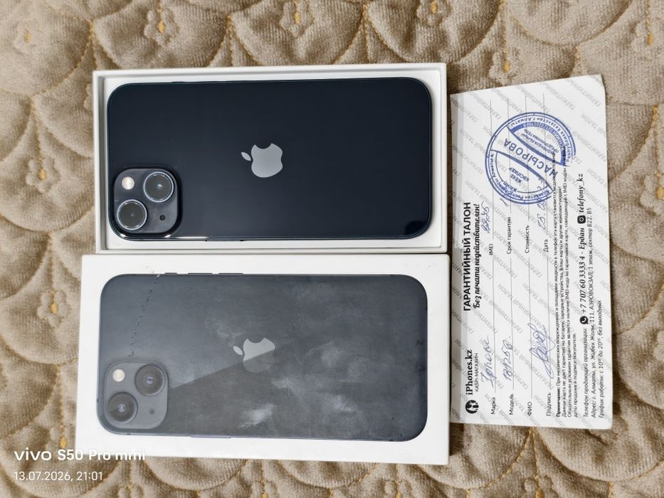 Айфон 13 256 гб ёмкость 87 родной