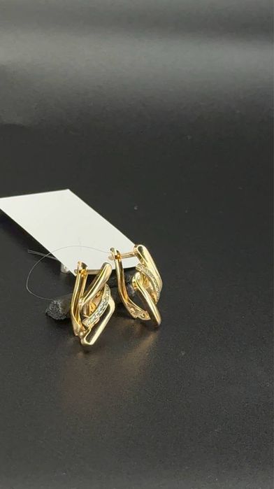 Золото 585  Серьги