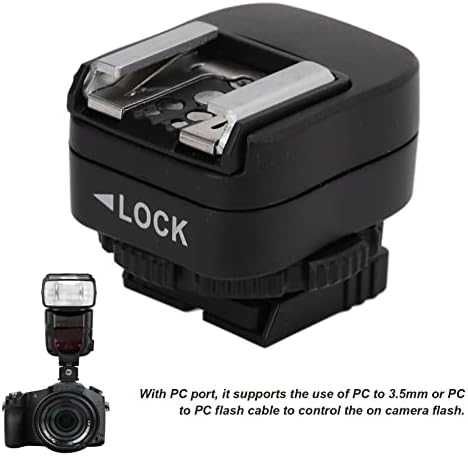 Нов Адаптер за светкавица PC Sync Hot Shoe Sony A6400 A6500 A7 A9 фото част