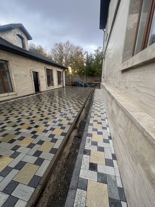 Брусчатка - профессиональная укладка