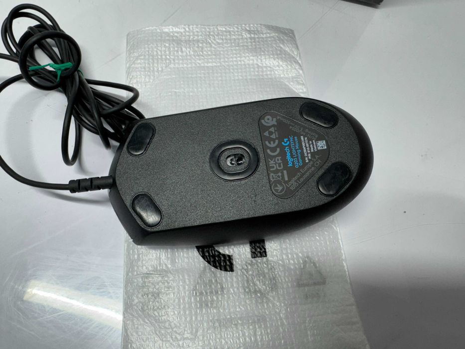 Мишка Logitech G203, USB, гейминг, RGB подсветка, черна