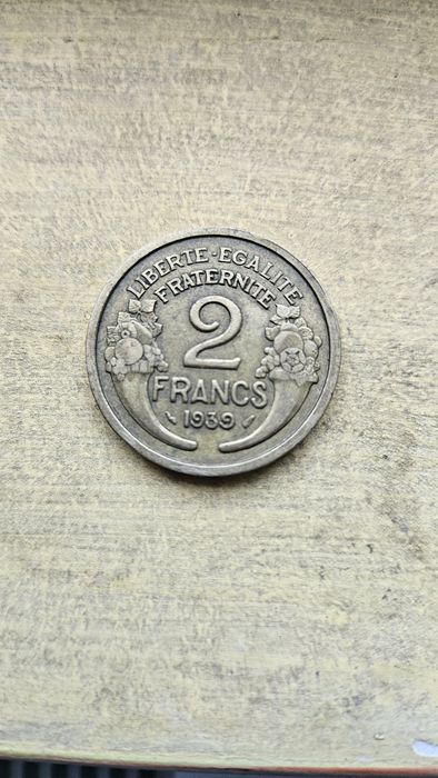 Monedă 2 FRANCS 1939