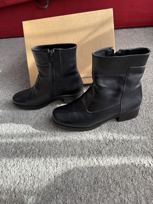 Ghete din piele imblanite 41